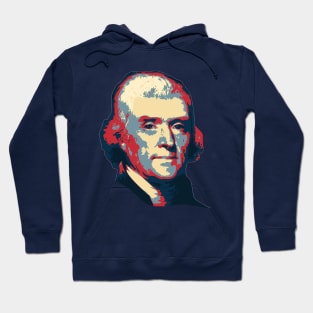 Thomas Jefferson Pop Art Hoodie